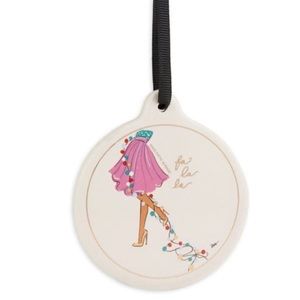SAKS FIFTH AVENUE
Fa La La Ceramic Ornament